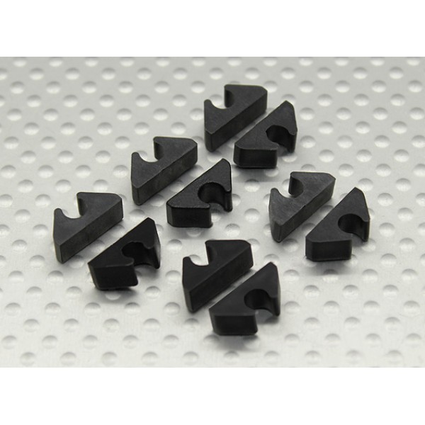 Air Line/Fuel Line Tidy Clip for 4mm OD - 10pcs [FUELCLIP]
