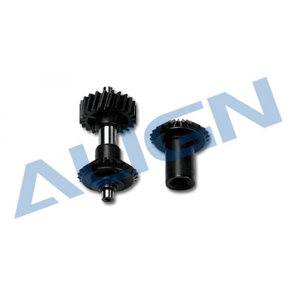 M1 Front Torque Tube Gear Set/21T BLACK [H7NG001AX]