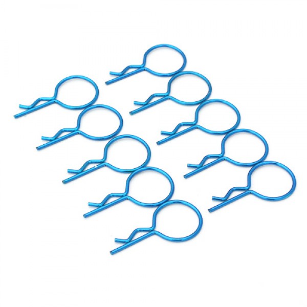 Blue Large-ring Body Clips 10PCS [59902B]
