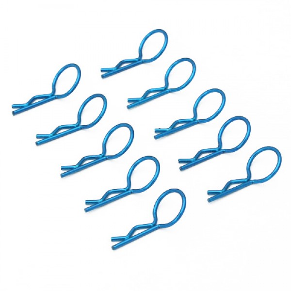 Blue 20° Medium-ring Body Clips 10PCS [59905B]