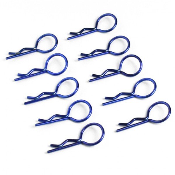 Navy Blue 20° Medium-ring Body Clips 10PCS [59905N]