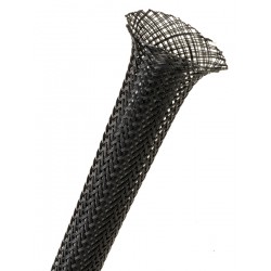 6mm Wire Braid Black 1 Meter [WBBK6]