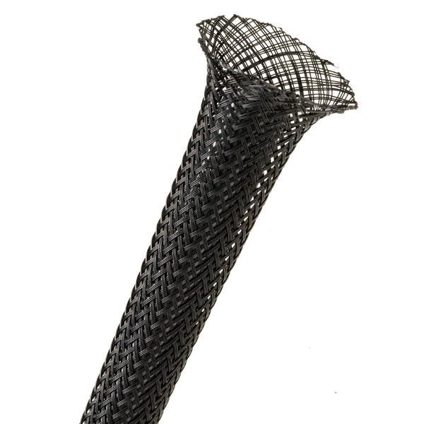 6mm Wire Braid Black 1 Meter [WBBK6]