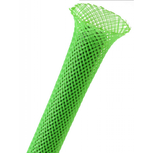 6mm Wire Braid Neon Green 1 Meter [WBNEGRE6]