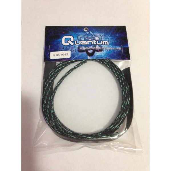 Quantum Servo Braid 1m with 240mm Blk/Green heat shrink OD7mm [Q-HS-0013]