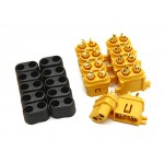 XT60plus with Lock and Insulating Cap  Female/Male Set (5 sets) [XT60PLUSLOCK]
