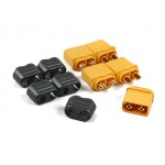 XT60plus with Insulating End Cap - Male (5pcs) [XT60PLUSMALE]