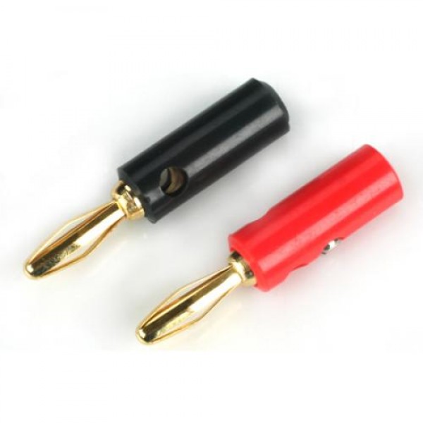 Gold Banana Plug Set with Screws [DYNC0036]