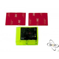 MSH Brain Flybarless System Case - Clear Green [MSH51614]