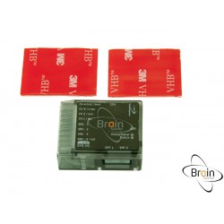 MSH Brain Flybarless System Case - Clear Black [MSH51617]