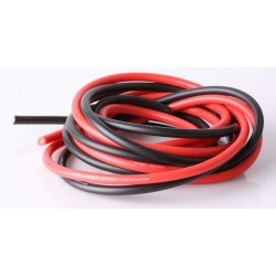 Silicone Wire 18awg 1mtr red and 1mtr black [Q-W-0012]