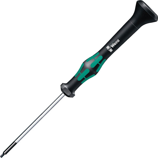 Wera Kraftform 2054 Micro Screwdriver 2mm Hexagon Tip [05118068001]