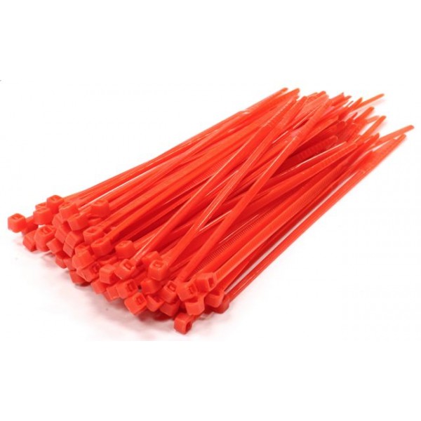 Small Red Cable Ties 100 Pack [R-Cabletie]